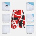 Van Halen Board Shorts EVH 5150 STRIPES Board Short Pants Trenky Men's Comfortable Design Swimming Trunks Plus Size 2XL. 