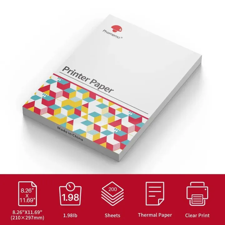 100%20Sheets%20Phomemo%20A4%20Paper%20Thermal%20Paper%20Fold%20Continuous%20Printing%20Paper%20Suitable%20for%20Phomemo%20M08F%20A4%20Printer%20Long%20Time%20Storage%20-%20Image%203