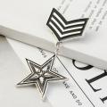 【Atoztide Store】Vintage Unisex Uniform Alloy Badge Fashion Jewelry. 