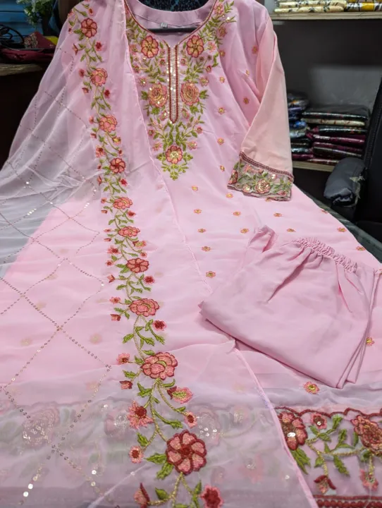 Exclusive%20Collection%20Unique%20Design%20Stitched%20Georgette%20Fabric%20Heavy%20Embroidery%20And%20Heavy%20Sequence%20Work%20%20Three%20Piece%20Collection%20For%20Women%20-%20Image%202