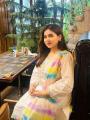 New Collection White Rainbow Shalwar Kamiz   Three Piece For Women. 