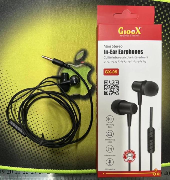 High Quality Gioox GX-05 Headset In-Ear Earphone - Headphone by ShaMan