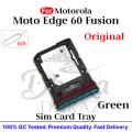 Motorola Moto Edge 60 Fusion Sim tray Micro SD Card Slot Holder Adapter Socket with Sim Ejector Pin Replacement Parts. 