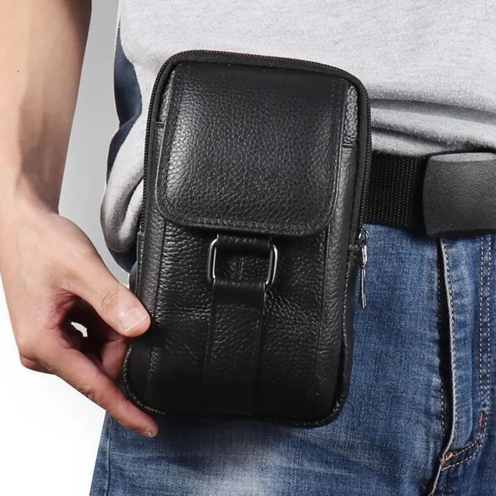 Men's%20Messenger%20Bag%20Cowhide%20Leather%20Bag%20Male%20Mobile%20Phone%20Pouch%20Pocket%20Small%20Wallet%20Travel%20Waist%20Bag%20Multi-Pockets%20Chest%20Bag%20New%20-%20Image%203
