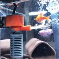 1Pcs New Mini Fish Tank Filter AC220-240V 3-in-1 Water Pump 3W/5W EU Plug Oxygen Air Pump for Small Aquarium Fish Tank.