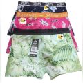 3 Pieces China Printed Boxers Random Colour And Print - Under Wear For Men. 