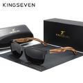 KINGSEVEN Handmade Wooden Eyewear Polarized Mirror Sunglasses Men Women Vintage Design Oculos de sol masculino UV400. 