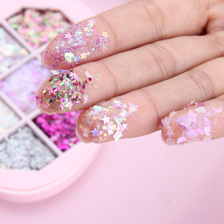 Shimmer%20Eyeshadow%20Face%20Eyes%20Body%20Glitter%20Sequin%20Cosmetics%20Festival%20Party%20Makeup%20Tool%20-%20Image%204