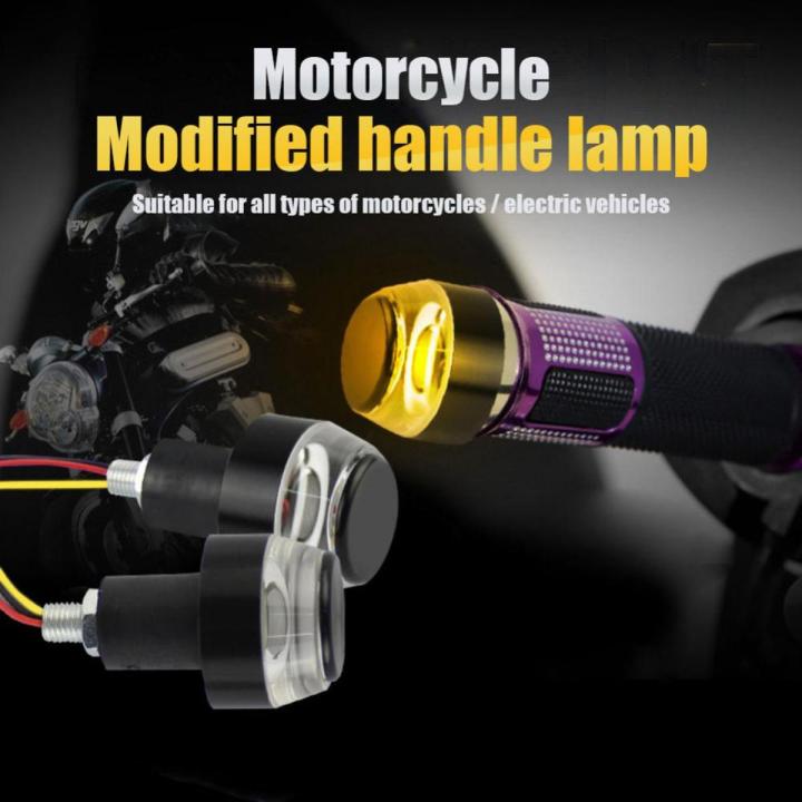 Motorcycle%20Handle%20Bar%20Grip%20End%20Light%20LED%20(1%20Set)%20Multicolor%20-%20Image%202
