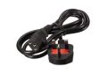 Desktop Power Supply Cable Cord - 3 Pin Plug With Fuse. 