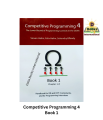Competitive Programming 4 by Steven Halim (Book 1). 