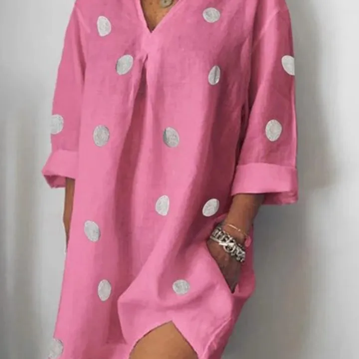 Polka%20Dots%20Women%20Beach%20Dress%20Saida%20De%20Praia%20Flax%20Bikini%20Cover%20Up%20Kaftan%20Beach%20Pareos%20De%20Playa%20Mujer%20Swimsuit%20Cover-up%20Superman%20-%20Image%204