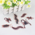 5pcs Realistic Insect Prank Funny Toys Mixed Simulation Insect Toy Chinese Silicone Soft  Simulation Plastic Cockroach Gecko Scorpion Cricket Spider Toy Realistic. 