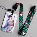 【Aesth Diary Store】（NEW）Anime Demon Slayer: Kimetsu Yaiba Kamado Tanjirou Nezuko Credit Card ID Holder Bag Student Business Card Cover. 