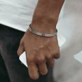 Stainless Steel Cuff Bangles Bracelets for Men. 