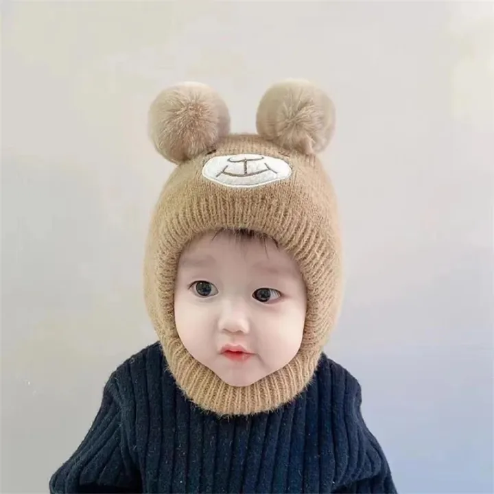 Korean%20Kids%20Winter%20Cartoon%20Bear%20Ear%20Beanie%20Cap%20Baby%20Protection%20Hats%20Scarf%20Bear%20Knitted%20Hat%20Neck%20Cover%20Toddler%20Boy%20Girl%20Bonnet%20-%20Image%206