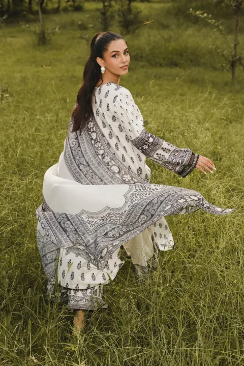 New%20Model%20Nayra%20Cut%203%20Piece%20For%20Women%20Stylish%20Linen%20Kamiz%20Orna%20And%20Salwar%20Set%20Screen%20Print%20Readymade%20Party%20Dress%20-%20Image%202