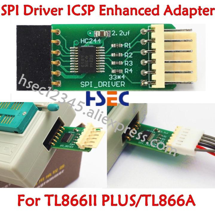 【Mary DAI Store】New SPI DRIVER, ICSP Adapter for XGecu TL866II Minipro TL866A programmer SPI in Circuit Programming adapter