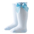 【Thriving】 Baby Girl's Socks, Breathable Comfortable Infant Stockings with Bowknot for Birthday Party Vacation Photography. 