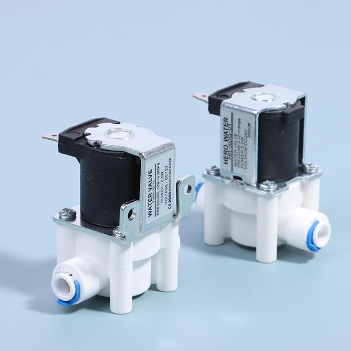 1PC Inlet solenoid valve 12V/24V pure water machine, water purifier, reverse osmosis 2-point quick connect valve switch Jessica