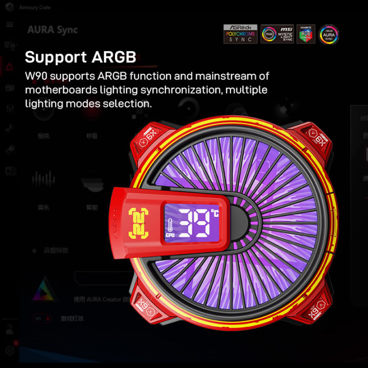 ALSEYE%20Cpu%20Cooler%20ARGB%20Precise%20Temperature%20Display%20Low%20Noise%205V%203Pin%20Cooler%20With%20DIY%20Stickers%20Support%201700/1200/115X%20-%20Image%202