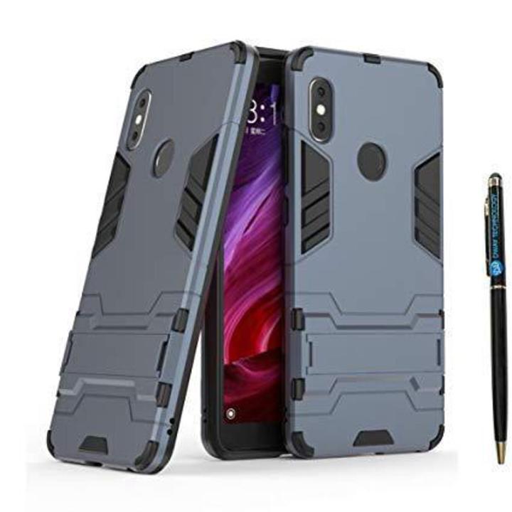 For Xiaomi Redmi Note 5 /note 5 pro Iron Man Stand Cover Hard Armor and Soft Silicone TPU Frame Phone Case