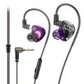 LD4 3.5mm Wired In Ear Dynamic Earphone Bass Surround Sound Stereo Headphone HIFI Sports Music Headset Detachable Cable Earbuds.