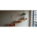 3 pcs Wall Hanging Rack/Bookshelves made of Hatil MDF Board with Polish. 