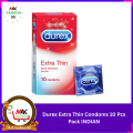 Durex Extra Thin Condoms 10 Pcs Pack. 