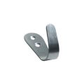 Single Stainless Steel Coat Hook Wall Hanger.