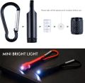 1Pcs Mini LED Flashlight - Keychain Keyring Aluminum LED Light Torch Key Chain.
