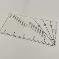 Acrylic Sewing Ruler DIY Allowance Ruler Perforated Seam Measuring Tool Quilting. 