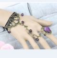 Fashion Indian Thai Golden Finger Bracelet.
