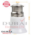 Scrow Holder to Pin Type Screw Type Ballb can use Bulb Base Socket (B22 to E27) Holder Converter, Socket B22 to E27 Converter. 