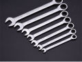 HARDEN 7Pcs Fixed Combination Gear Spanner Set, Metric Ratcheting Wrench Ring n Open End Ratchet Spanner Set 540117.