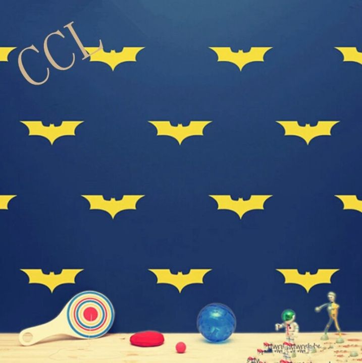 22%20PCS%20hero%20Logo%20Removable%20Wall%20Stickers%20Vinyl%20Mask%20Wall%20Decal%20Kids%20Art%20Mural%20Decor%20-%20Image%202