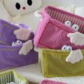 Funny Little Monster Storage Basket Foldable Household ins Wind Good-looking Toy Snack Organizing Storage Storage Basket. 