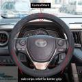 Soft Silicone  Anti-Skid Car Steering Wheel Cover - Universal Anti-slip (black). 