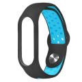 Xiaomi mi Band 4 strap blue black silicon soft best qualitystrap blue black silicon soft best quality. 