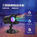 Cross-border outdoor projection lamp, film plug card, Christmas light app, remote control double-tube water ripple light, holiday atmosphere light. 