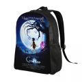 Halloween Horror Movie Coraline Backpack for Men Women Water Resistant College School Bag Print Bookbags. 
