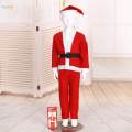Children Santa Claus Costume Dress up with Hat for Festive New Year Carnival Years Old Boy. 