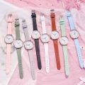 【Aesth Diary Store】（NEW）Ladies Watch Women Watches -studded Luminous Retro Female Belt Quartz. 