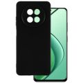 Realme 12 5G/12X 5G/C65 5G/Narzo N65 5G/Narzo 70X 5G Silicone Matte Flexible Soft Phone Case- Black - Phone Back Cover.