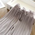 Baby Girls Waist Flare Trousers Summer Children Wide Leg Pants Kids Girl Loose Pants Toddler Pleated Ankle-length Pants. 