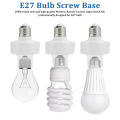 E27 Lamp Holder Wireless Remote Control Stable Performance Light Bulb Cap Socket Switch Screw Kit. 