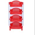 Style Fence Rack 4 - Step Red & White -Alna. 