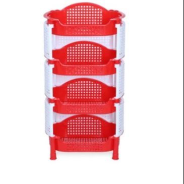 Style Fence Rack 4 - Step Red & White -Alna