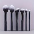 6pcs makeup brush set multi-tion/blush brush, powder brush, eye shadow brush, Contour rush, concealer brush. 
