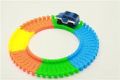 Diecast DIY Puzzle Toy Roller Coaster Track Electronics Toy Car Rail Car Toy for Children Random Color. 